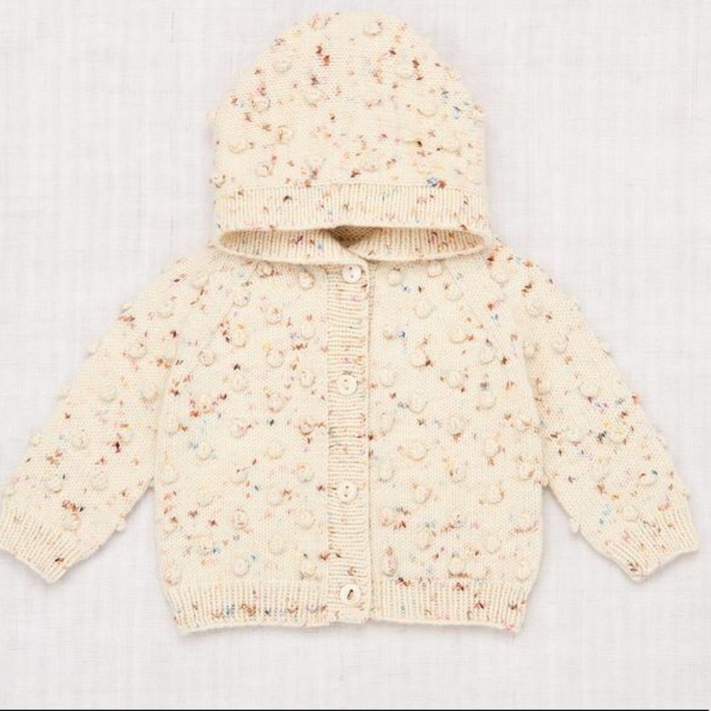 Misha and puff Layette Popcorn Hooded Confetti 16 - Picture 2 of 3